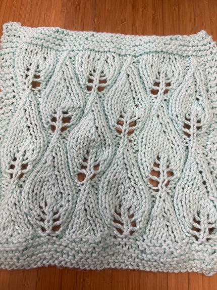 Learn to Knit a Washcloth sample